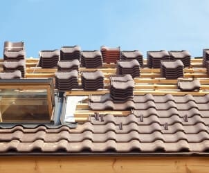 tiled roofs